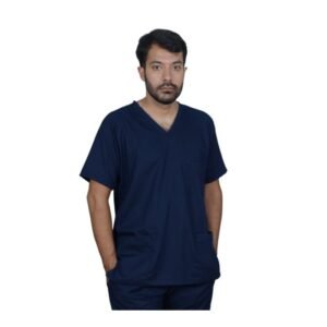 Basic medical scrub suit navy